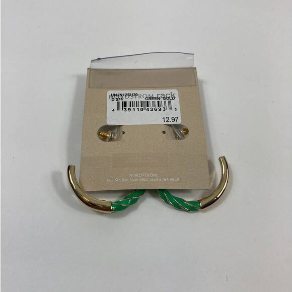 NWT 14th & Union hoop earrings - Picture 3 of 3